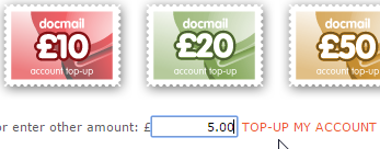 Enter Top-up Amount